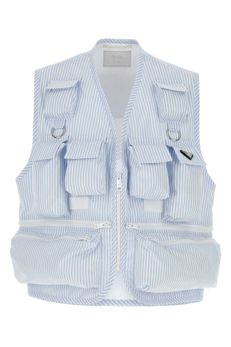 PRADA Embroidered Cotton Vest for Men - Stylish and Versatile