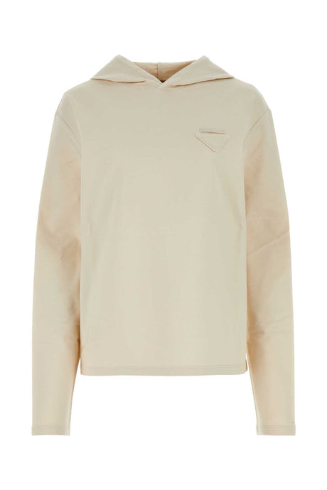 PRADA Oversized Cotton Stretch Sweatshirt for Women