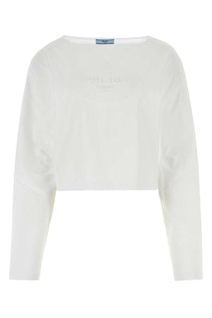 PRADA Elegant Cotton T-Shirt for Women - Size L