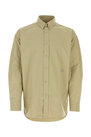 BURBERRY Premium Army Green Oxford Shirt for Men