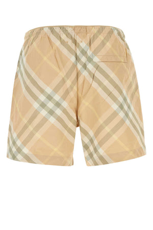 BURBERRY Embroidered Nylon Swimming Shorts for Men