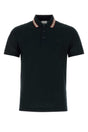 BURBERRY Classic Black Piquet Polo Shirt for Men