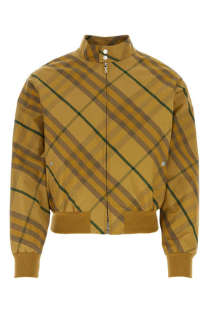 BURBERRY Embroidered Cotton Bomber Jacket for Men