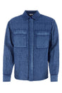 BURBERRY Linen Blue Shirt for Men - Perfect for Every Season