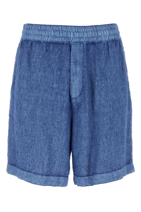 BURBERRY Linen Bermuda Shorts for Men - Perfect for Summer Style