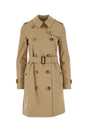 BURBERRY Essential Beige Cotton Trench Jacket for Women