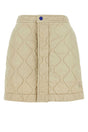 BURBERRY Chic Sand Nylon Mini Skirt for Women