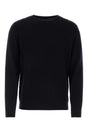 GIORGIO ARMANI Midnight Blue Wool Blend Sweater for Men