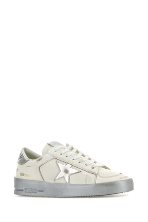 GOLDEN GOOSE DELUXE BRAND Stylish Women's White Leather Sneakers