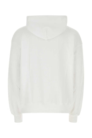 OFF WHITE Classic White Cotton Sweatshirt for Men