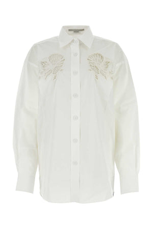 STELLA McCARTNEY Oversized White Poplin Shirt for Women