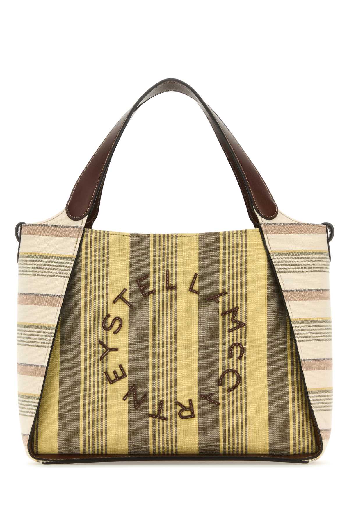 STELLA McCARTNEY Printed Fabric Logo Handbag - 31.5 cm x 23 cm x 12 cm