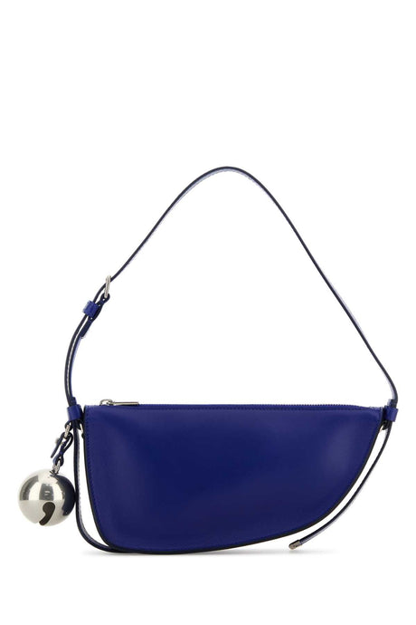 BURBERRY Blue Leather Mini Shoulder Handbag