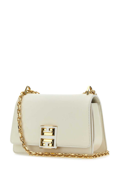 GIVENCHY Mini Ivory Leather 4G Shoulder Handbag