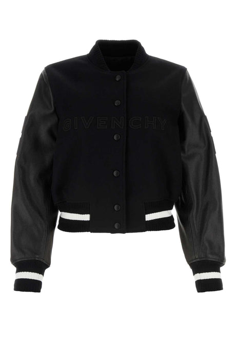 GIVENCHY Women's Classic Wool Blend Bomber Jacket