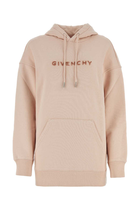 GIVENCHY Pastel Pink Cotton Sweatshirt for Women