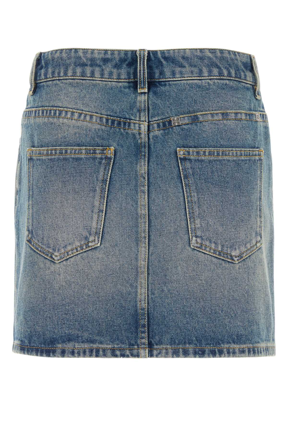 GIVENCHY Chic Denim Mini Skirt