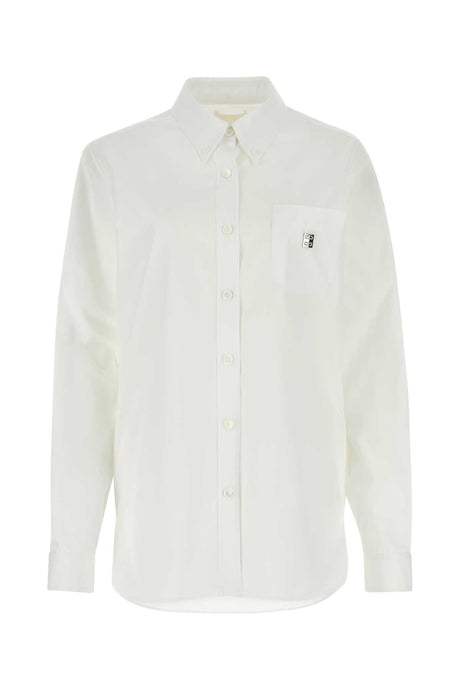 GIVENCHY Classic Women's White Poplin Shirt