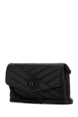 TORY BURCH Mini Black Leather Crossbody Handbag