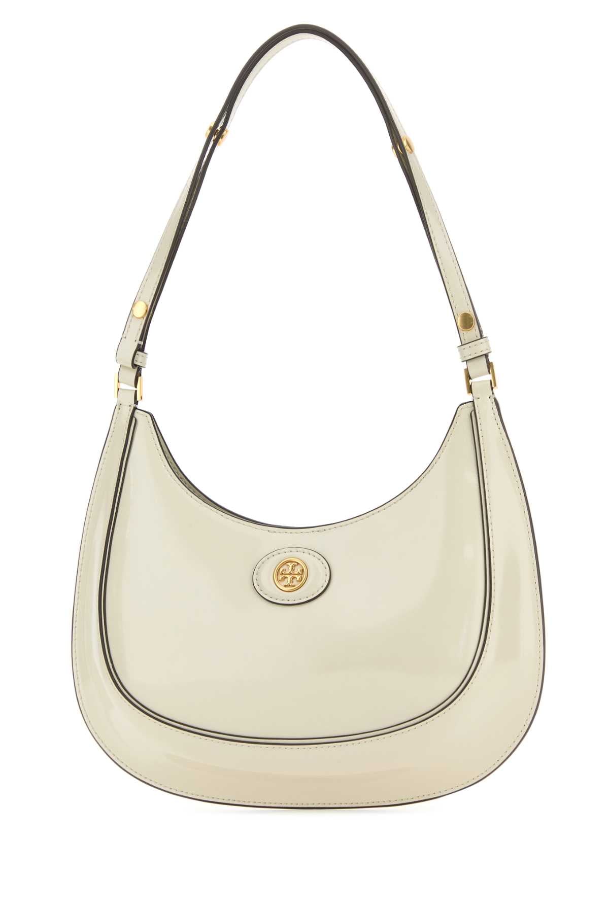 TORY BURCH Ivory Leather Mini Shoulder Handbag