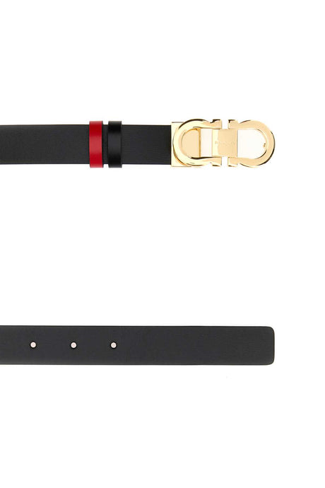 Ferragamo Reversible Leather Belt - 3 cm Height - Elegant Accessories for Women