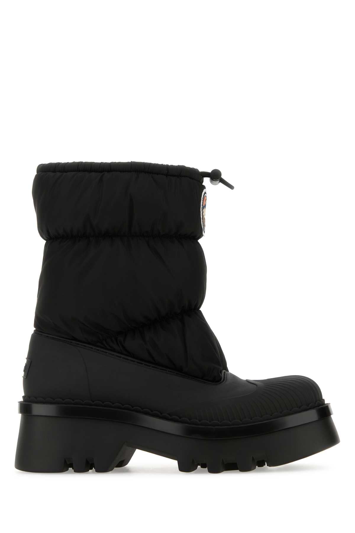 CHLOE Raina Black Nylon and Rubber Boots - A Chic Choice for Women