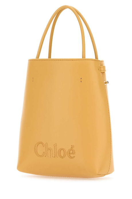 CHLOE Mini Peach Leather Handbag