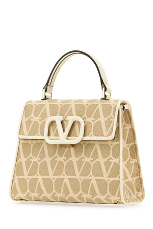 VALENTINO GARAVANI Mini Toile Iconographe VLogo Handbag