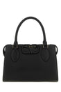 VALENTINO GARAVANI Mini Black Leather VLogo Handbag