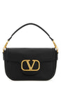 VALENTINO GARAVANI Mini Black Leather Alltime Shoulder Handbag