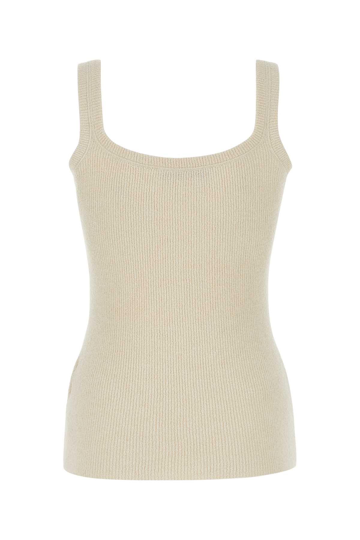 VALENTINO GARAVANI Silk Tank Top for Women - Elegant Beige