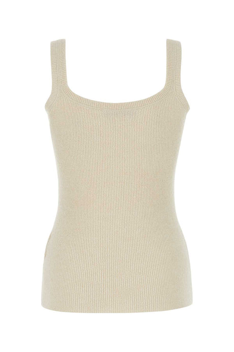 VALENTINO GARAVANI Silk Tank Top for Women - Elegant Beige