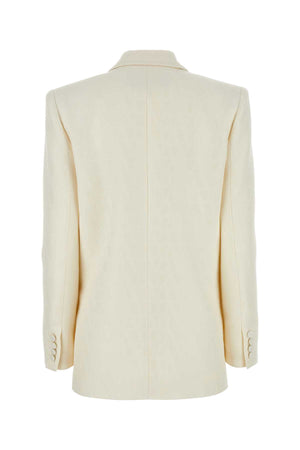 VALENTINO GARAVANI Ivory Crepe Blazer