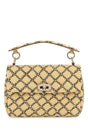 VALENTINO GARAVANI Mini Raffia Rockstud Handbag - 23x16x6 cm