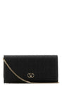 VALENTINO GARAVANI Mini Crossbody Handbag in Classic Black Leather