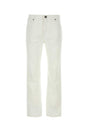 BALMAIN Stylish White Denim Jeans for Men