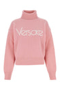 VERSACE Chic Pink Wool Sweater for Women