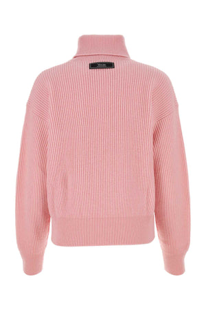 VERSACE Chic Pink Wool Sweater for Women