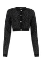 VERSACE Embroidered Stretch Cardigan