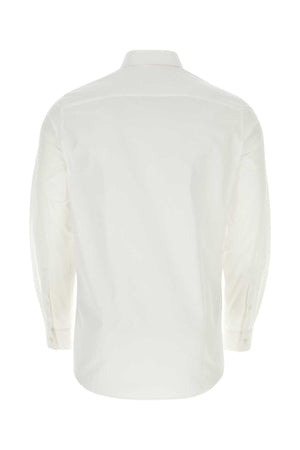 JIL SANDER Classic White Poplin Shirt for Men