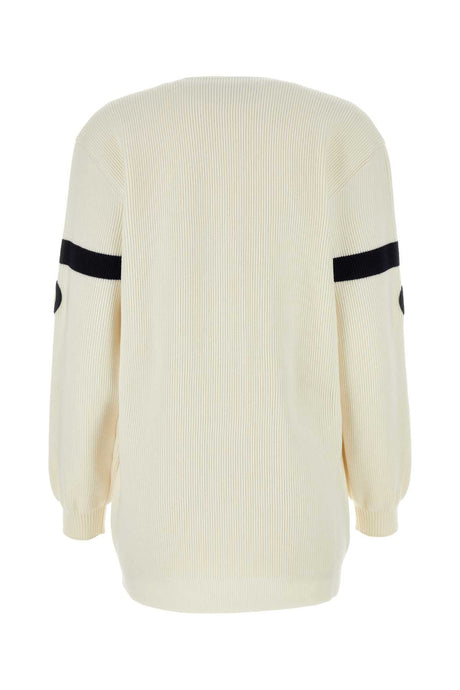 GUCCI Ivory Wool Blend Cardigan