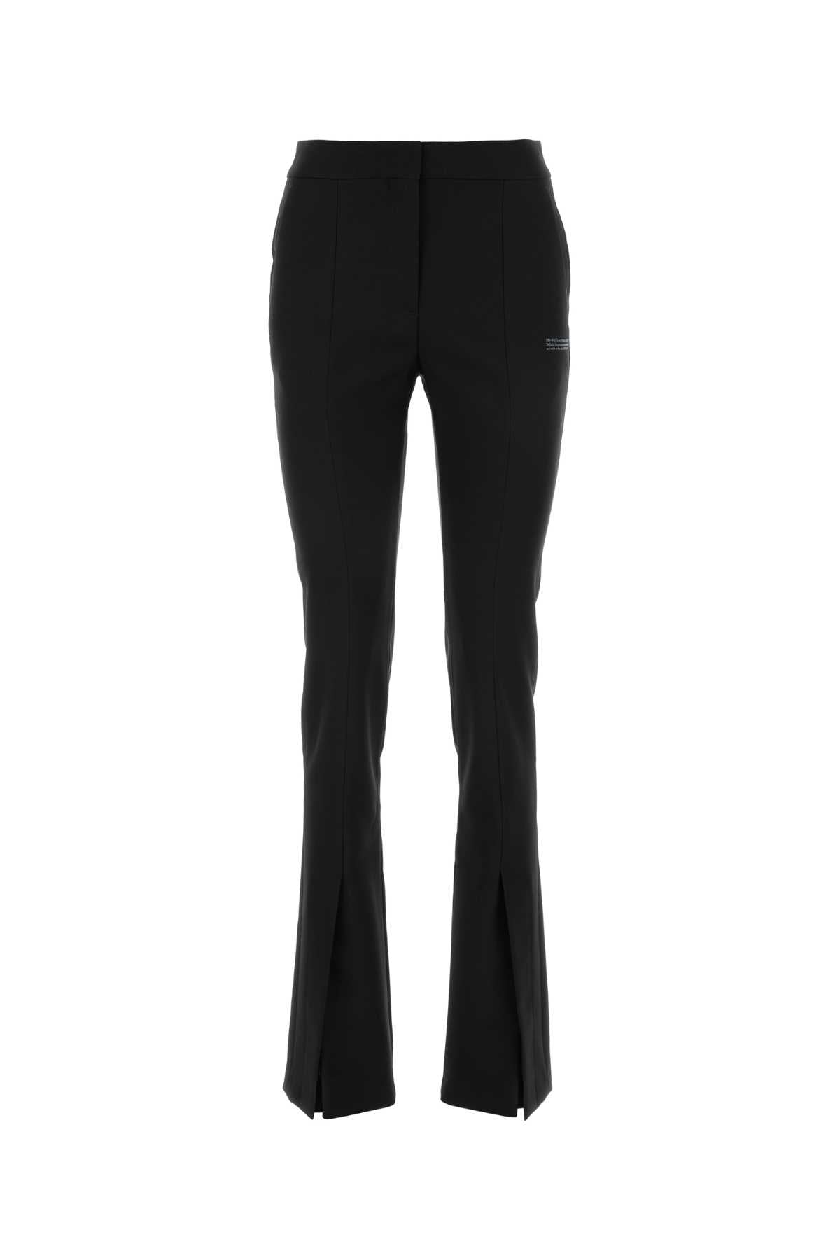 OFF WHITE Tech-Ready Black T-Shirt Pants for Women