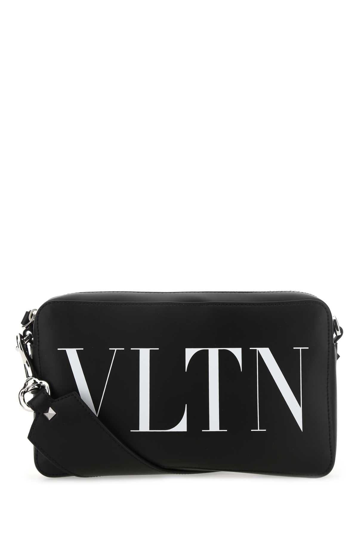 VALENTINO GARAVANI Mini Black Leather Crossbody Handbag