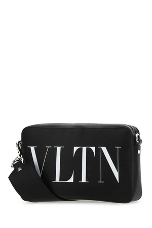 VALENTINO GARAVANI Mini Black Leather Crossbody Handbag