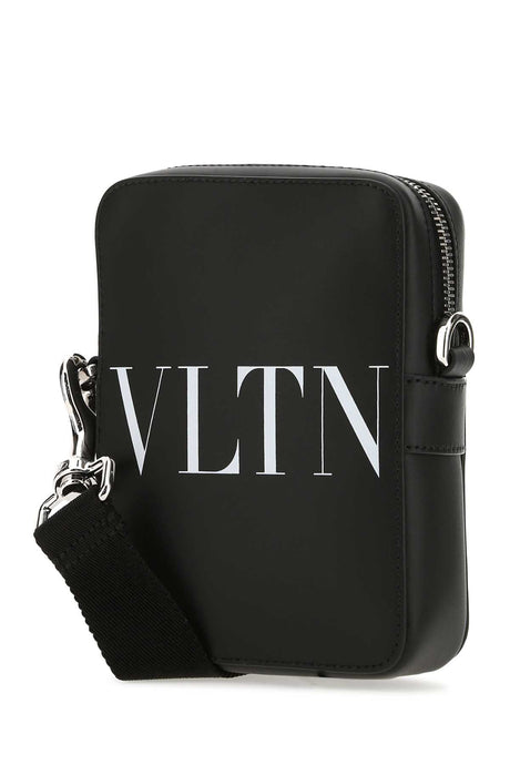 VALENTINO GARAVANI Mini Black Leather Crossbody Handbag