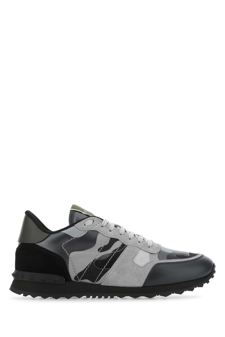 VALENTINO GARAVANI Multicolor Camouflage Rockrunner Sneakers for Men