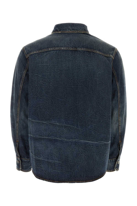 VALENTINO GARAVANI Classic Blue Denim Shirt for Men