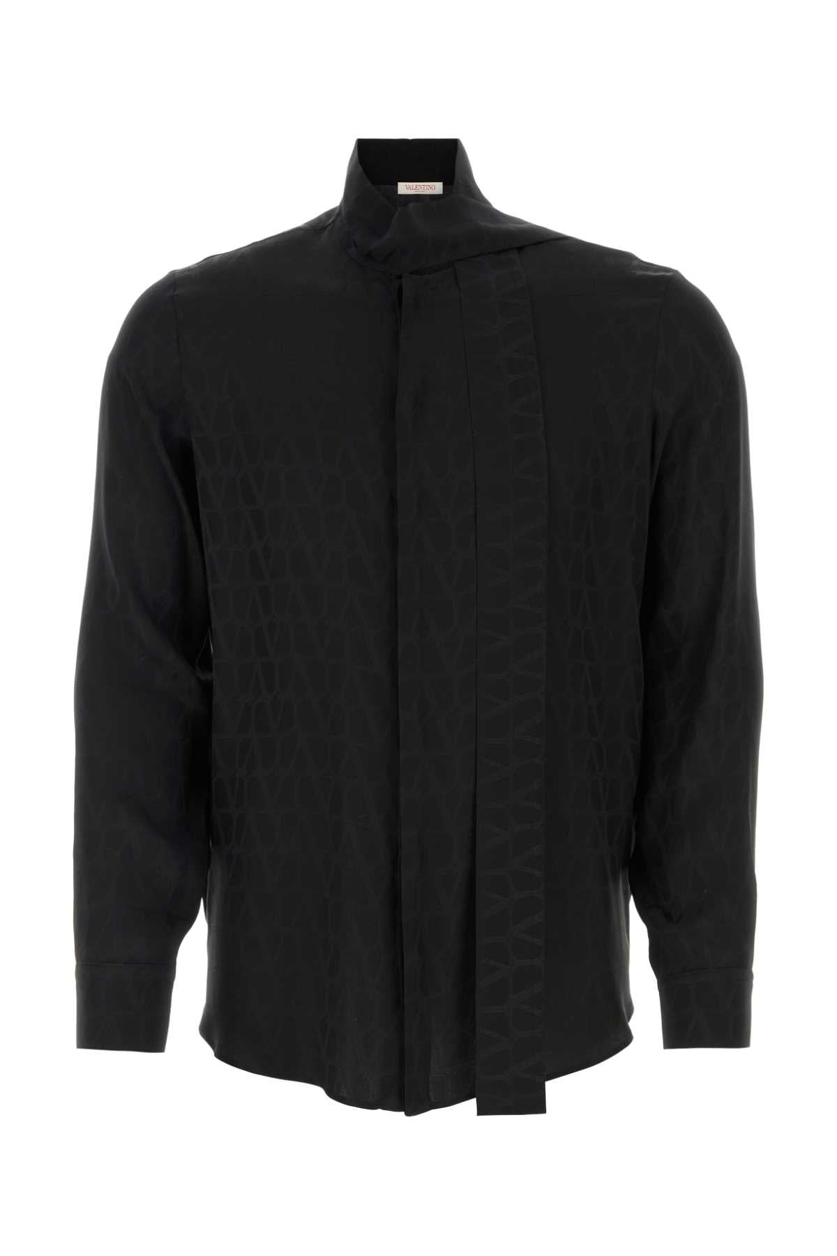 VALENTINO GARAVANI Embroidered Silk Shirt