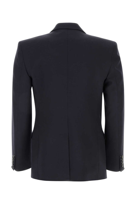 VALENTINO GARAVANI Midnight Blue Wool Blazer for Men