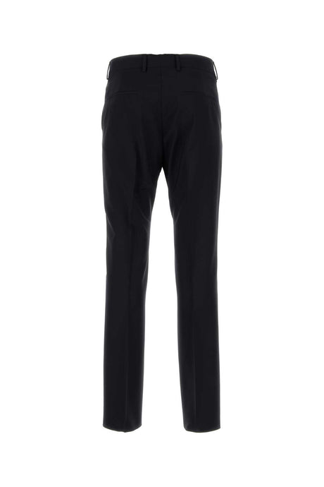 VALENTINO GARAVANI Midnight Blue Wool Blend Pants for Men